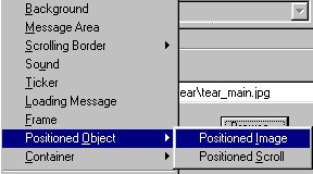 Adding a Positioned Object